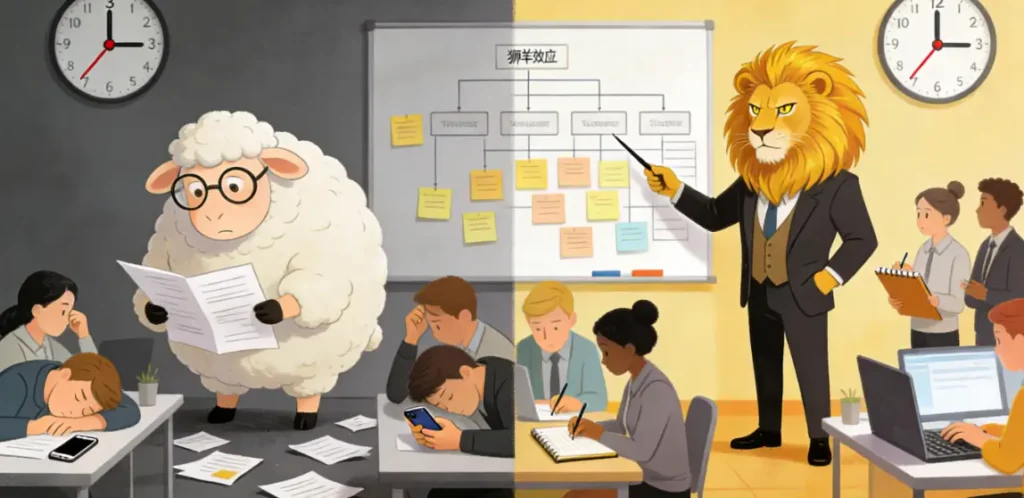Methods for Applying the Lion-and-Sheep Effect in Human Resource Management