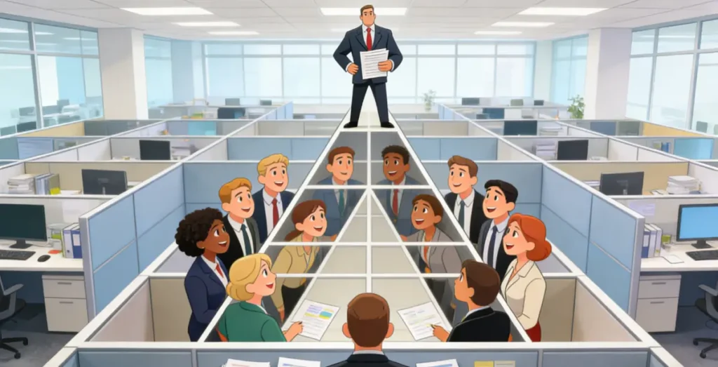 Methods for Applying the Inverted Pyramid Management Principle in Organizational Behavior